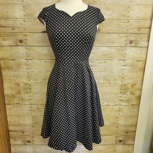 Dress Tells Dress Polka dot dress rockabilly